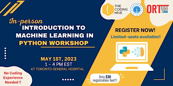 Introduction to Machine Learning in Python - In person workshop