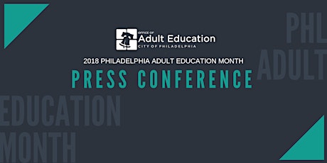 2018 PHL Adult Education Month Press Conference primary image