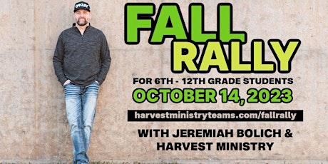 Primaire afbeelding van Fall Rally With Harvest Ministry