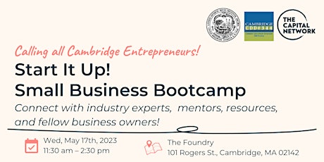 Start It Up Small Business Bootcamp  primärbild