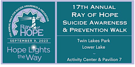 17th Annual Ray of Hope Suicide Awareness Walk