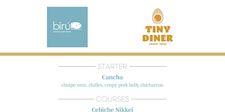 Biru Cocina & Tiny Diner Collab Dinner primary image