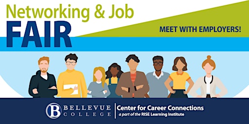 Imagem principal de Bellevue College Annual Networking and Job Fair 2024 in Room U 301AB