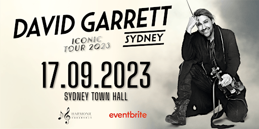 David Garrett ICONIC Tour 2023 Sydney primary image