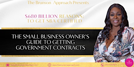 Imagem principal do evento $680 Billion Reasons: To Get SBA Certified