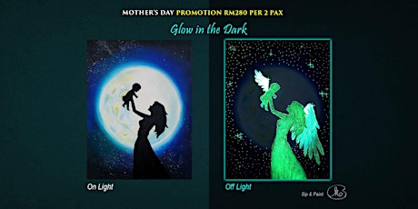 Sip and Paint (Glow in the Dark): Maternity Love (8pm Fri)