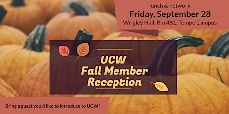 2018 UCW Fall Member Reception primary image