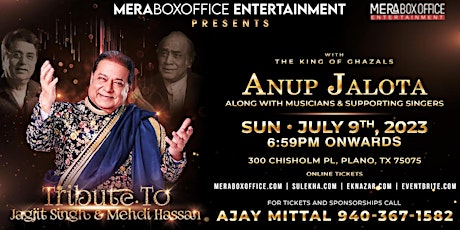 Anup Jalota - The King of Ghazals,  Live in Dallas primary image