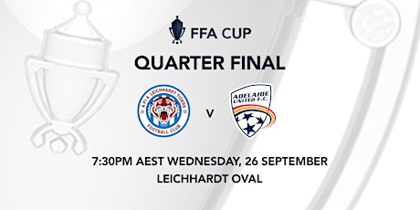 FFA Cup Quarter Final: APIA Leichhardt Tigers FC vs Adelaide United FC primary image