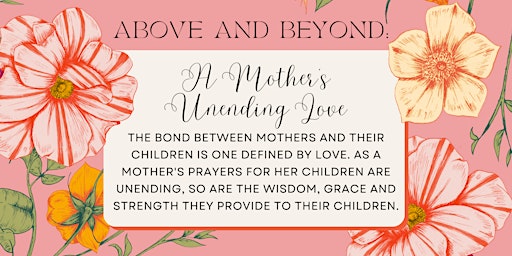 Image principale de Above and Beyond: A Mother's Unending Love 2024