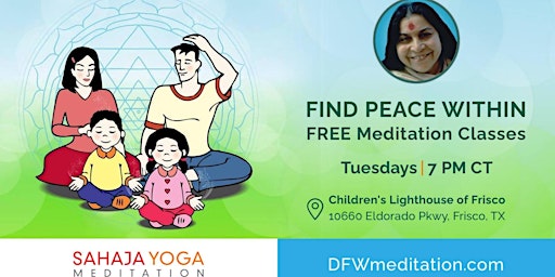 Guided Meditation Sessions @ Frisco (In Person) - Every Tuesday Evening primary image