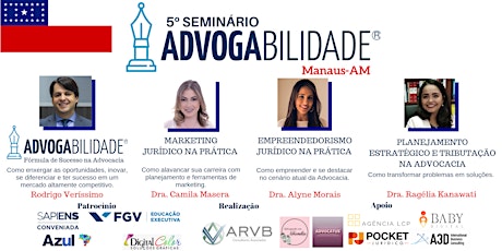 Imagem principal do evento 5º Seminário Advogabilidade | Manaus - AM