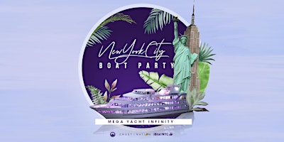 NYC #1 Booze Cruise Boat Party | MEGA YACHT INFINITY primary image