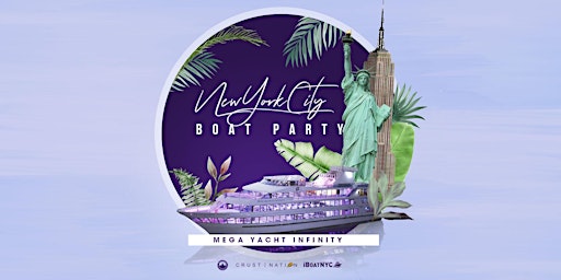 NYC #1 Booze Cruise Boat Party | MEGA YACHT INFINITY primary image
