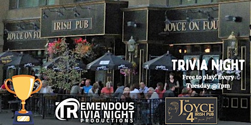 Free Tuesday Night Trivia @ Joyce on 4th - every Tuesday at 7pm primary image
