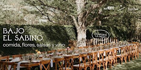 Imagen principal de Bajo el sabino, comida, flores, salsas y vino