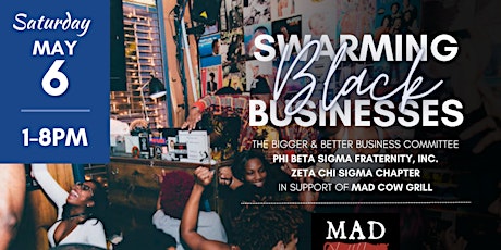 Swarming Black Businesses - Mad Cow Grill  primärbild
