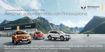 INAUGURAZIONE RENAULT STORE AUTOVITTANI | Castione Andevenno INAUGURAZIONE RENAULT STORE AUTOVITTANI | Castione Andevenno