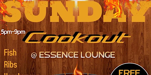 SUNDAY COOKOUT!! EVERY SUNDAY!! primary image