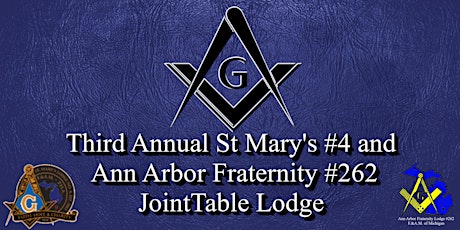 St Mary's and AAF 262 Third Annual Joint Table Lodge primary image