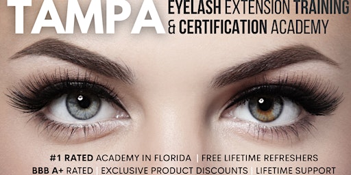 Imagem principal do evento Eyelash Extension Training & Certification by Pearl Lash Tampa