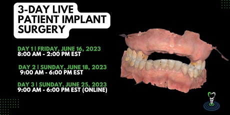 3-Day Live Patient Implant Surgery for Dentists