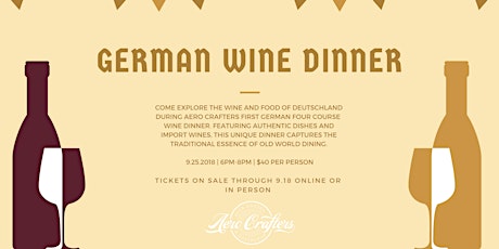 German Wine Dinner primary image