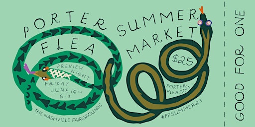 Porter Flea Summer 2023 Preview Market