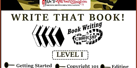 Write That Book Level 1 Live Class w/Dr. V Live Class primary image