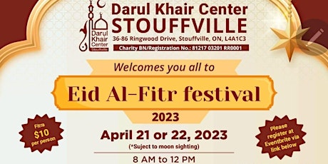 Hauptbild für DKC Stouffville Eid-Al-Fitr Festival