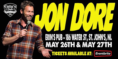 Comedian Jon Dore at Erin's Pub in St. John's