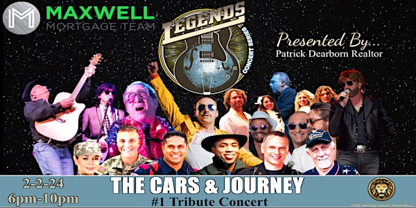 The Cars & Journey-Maxwell Mortgage Legends Concerts February 2,2024