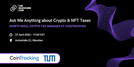 Image principale de Ask Me Anything  - Crypto & NFT Tax with Moritz No
