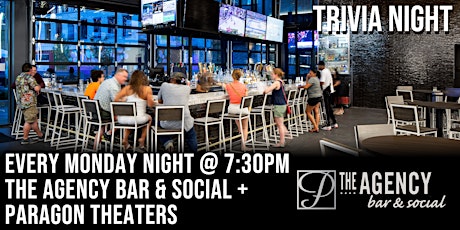 Movie-Centric Trivia Night at The Agency Bar & Social + Paragon Fenton