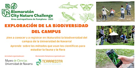 Imagem principal do evento Exploración de la Biodiversidad del Campus de la Universidad de Navarra