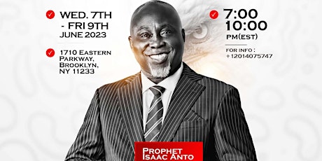 A Prophetic Convocation with Prophet Anto