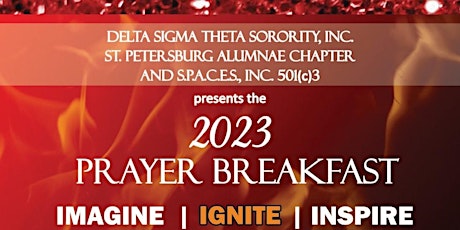 Immagine principale di Prayer Breakfast 2023 - Imagine, Ignite, Inspire 