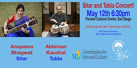 SITAR and TABLA  Concert! primary image