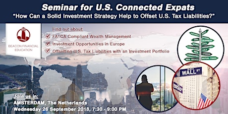 Primaire afbeelding van Seminar for U.S. connected expats: how to offset your U.S. tax liabilities