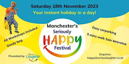 Seriously Happy Festival - for females - Indoor day event - Manchester primary image