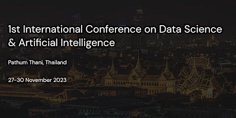 CFP - DSAI 2023 1st International Conference on  Data Science and AI
