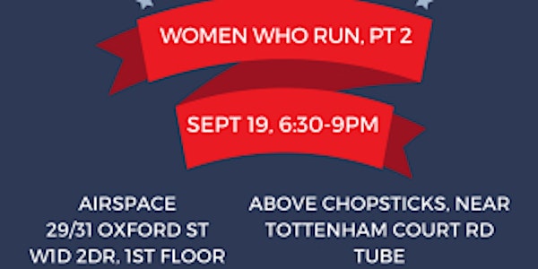 DAUK Women's Caucus Sept Mtg: Women Who Run II