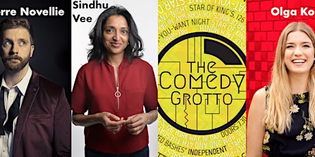 The Comedy Grotto with Sindhu Vee, Pierre Novellie & more! primary image