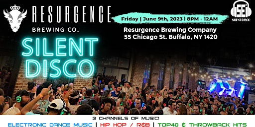 Silent Disco at Resurgence  Brewing - 6/9/23