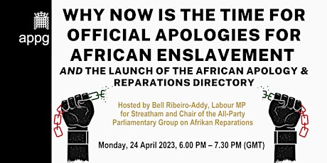 Imagem principal do evento Why Now is the Time for Official Apologies for African Enslavement