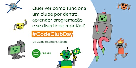 Imagem principal do evento Code Club Day - para crianças de 9-12 anos