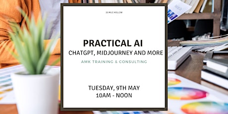 Primaire afbeelding van Practical AI - chatGPT, midjourney and more