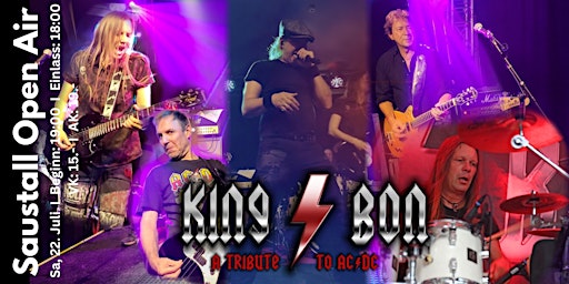Saustall Open Air  & Hard Rock Night mit KING/BON - AC/DC-Coverband primary image