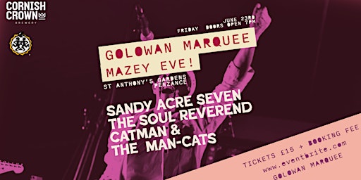 GOLOWAN MARQUEE: MAZEY EVE w/ SANDY ACRE SEVEN, SOUL REVEREND & THE MANCATS primary image