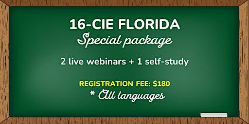 Primaire afbeelding van 16-CIE FLORIDA PACKAGE (*All languages)